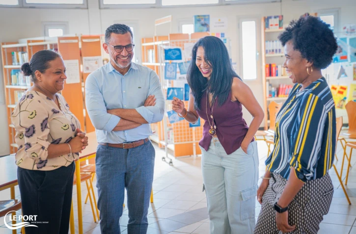 Le Port : "les anciens du collège Edmond Albius" un retour inspirant pour les élèves de 3ème