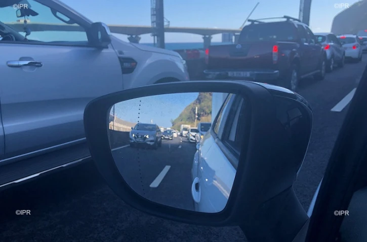 bouchons route du littoral 24 octobre 2019 visite président