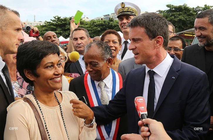 Ericka Bareigts et Manuel Valls 