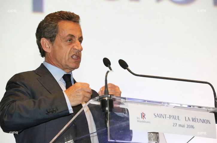 L\'ex-président français Nicolas Sarkozy à Kriegsheim, dans l\'est de la France, le 9 juillet 2016