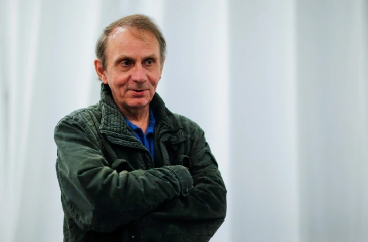 L'écrivain français Michel Houellebecq à New York, le 9 mars 2017