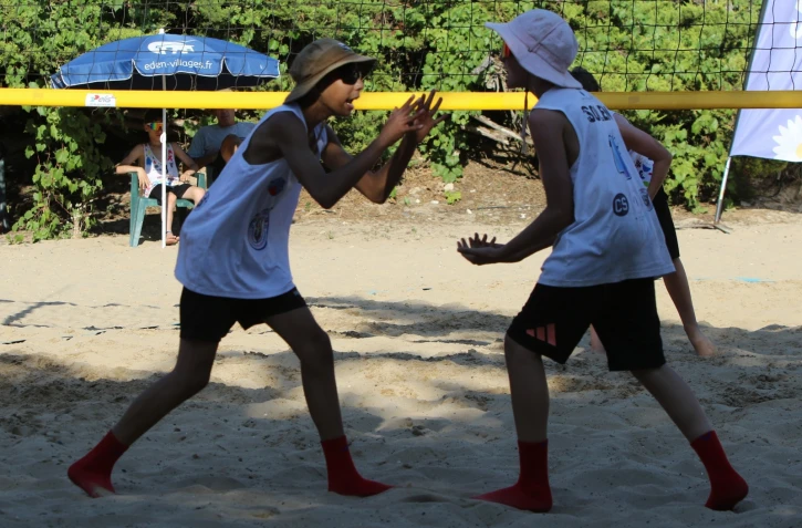 [Photos] Beach-Volley : l'équipe réunionnaise Cat Size Pei obtient la quatrième place au championnat de France des moins de 13 ans