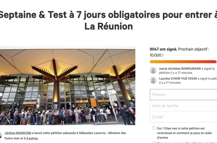 pétition pour la septaine