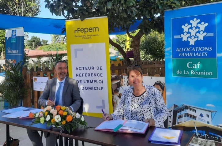 Signature de la convention CAF - Fédération des particuliers employeurs relative à l?accueil individuel des jeunes enfants
