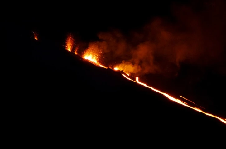Eruption volcan