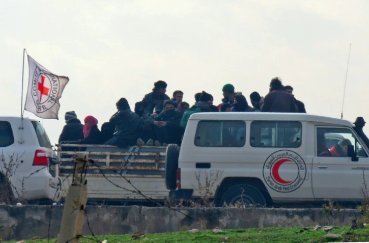 Evacuation des civils d'Alep, en Syrie, le 16 décembre 2016