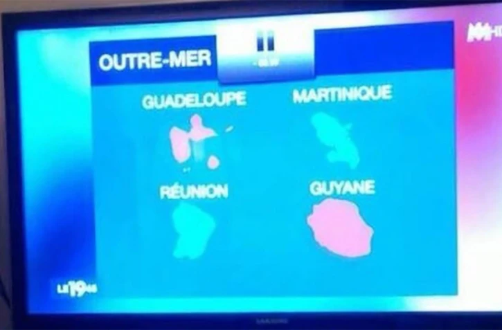 M6 confond La Guyane et La Réunion