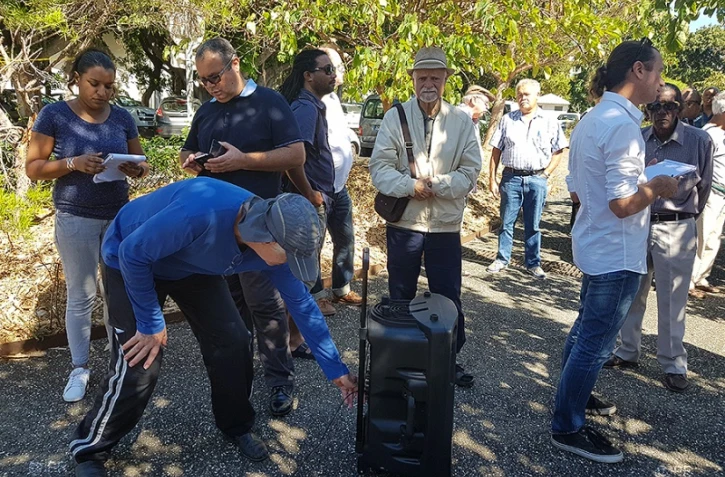 Rassemblement de soutien aux Chagossiens 