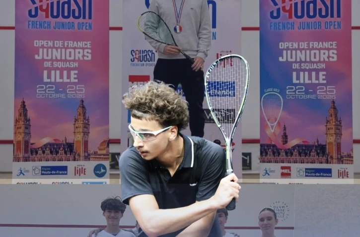 Le Réunionnais Maxen Imbert remporte l'Open de France de squash