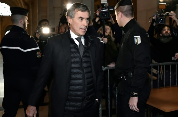 Jérôme Cahuzac à son arrivée au palais de justice le 8 décembre 2016 à Paris
