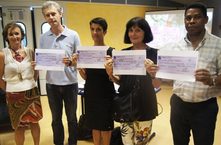 Remise de chèque Odyssea