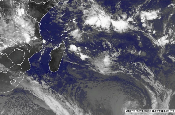 Risque de formation d'une tempête modérée à partir de lundi dans le nord-ouest des Mascareignes