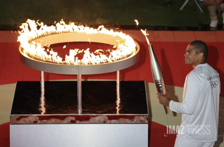 La flamme olympique Réunion saint-paul