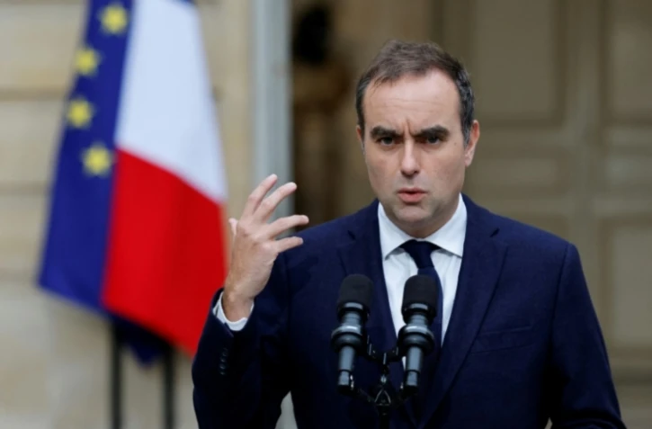 Le Premier ministre Sébastien Lecornu, le 8 octobre 2025 à Matignon, à Paris ( POOL / Stephanie Lecocq )