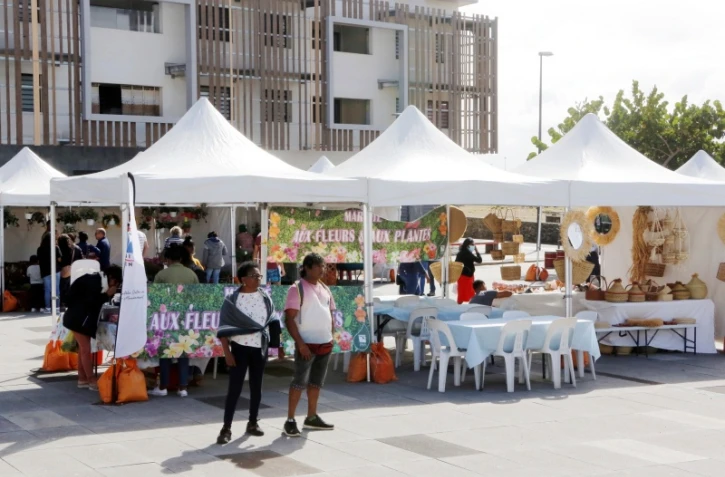 Saint-Denis : le marché aux fleurs et aux plantes, c'était ce samedi