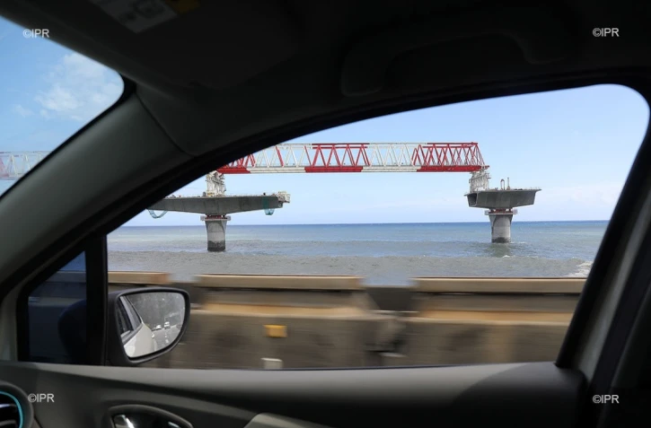 travaux route du littoral