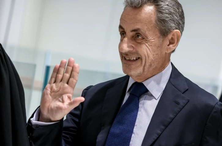 L'ex-président français Nicolas Sarkozy, le 27 mars 2025 au tribunal de Paris