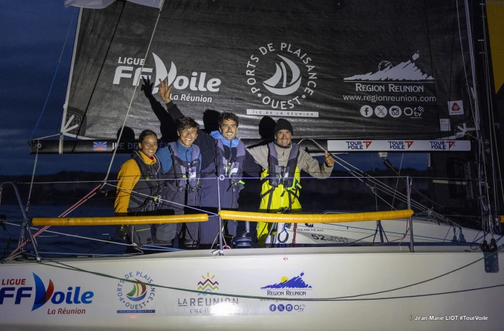 Tour Voile : l'Équipage La Réunion se classe 3ème pour le ralliement Deauville-Le Havre
