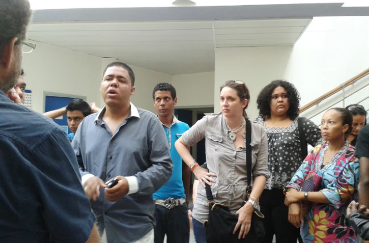 Etudiants au rectorat