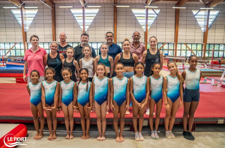 Des gymnastes de l'hexagone s'entrainent pour les JO au Port