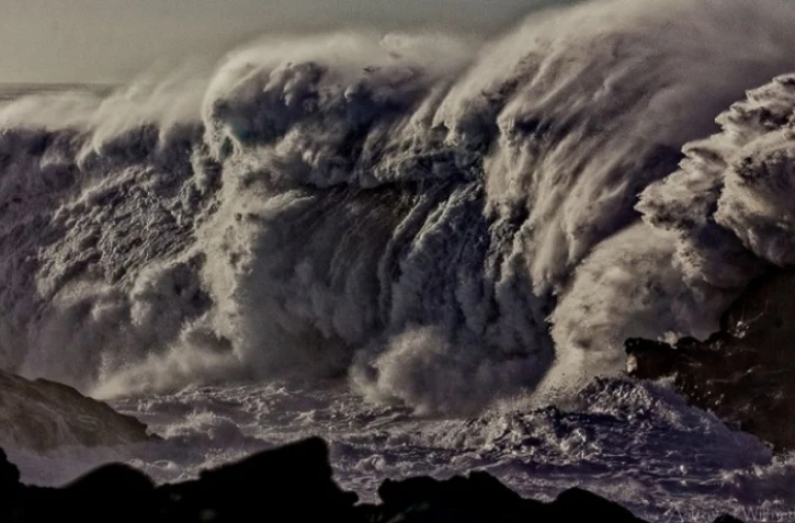 Wilfried Prigent, photos, clichés, train de houle, vague
