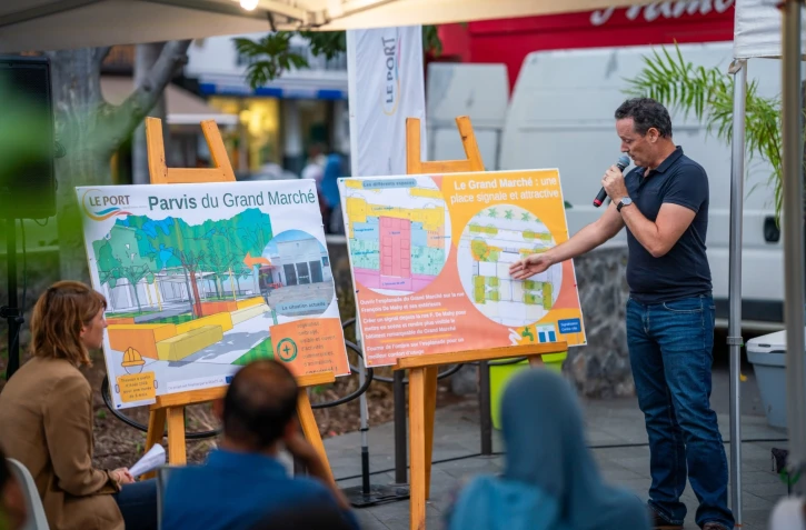 Réaménagement du parvis du Grand Marché 