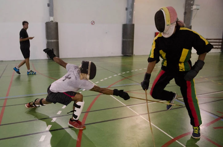 Sélection réunionnaise canne de combat
