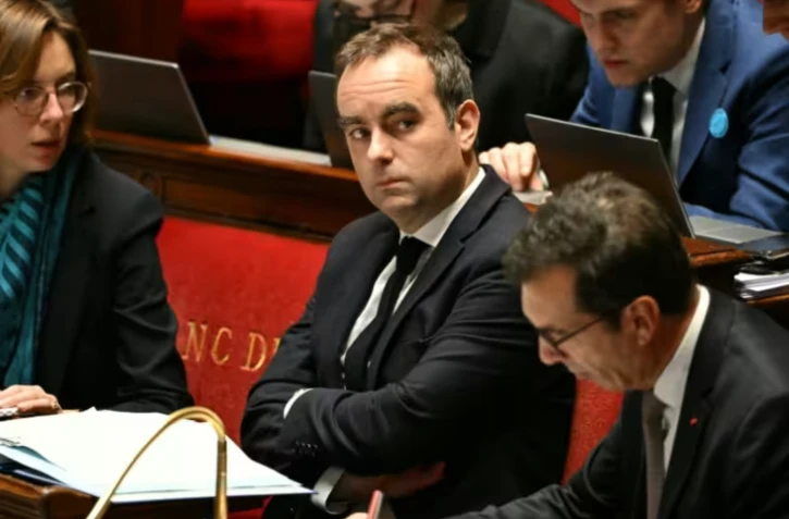 Le Premier ministre Sébastien Lecornu, à l'Assemblée nationale le 3 décembre 2025 lors de la discussion du budget de Sécurité sociale LORS DE LA DISCUSSIONDU BUDGET DE LA S ( AFP / Bertrand GUAY )