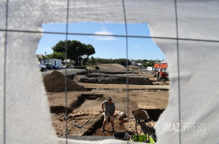 Fouilles archéologiques préventives Saint-Pierre 29 mars 2023