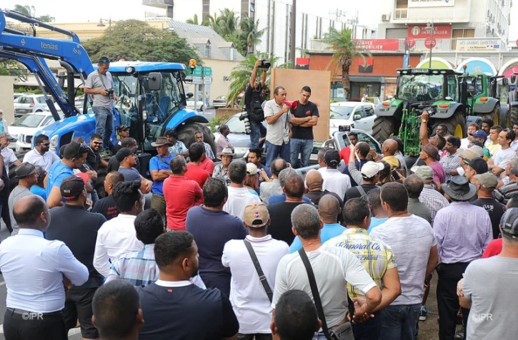 manif planteurs de cannes 