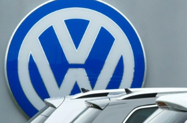 Le logo des voitures Volkswagen, le 29 septembre 2015 chez un distributeur américain de Woodbridge, en Virginie