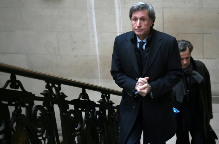 L'ancien patron de France Télévisions, Patrick de Carolis, à son arrivée au tribunal correctionnel de Paris, le 14 novembre 2016