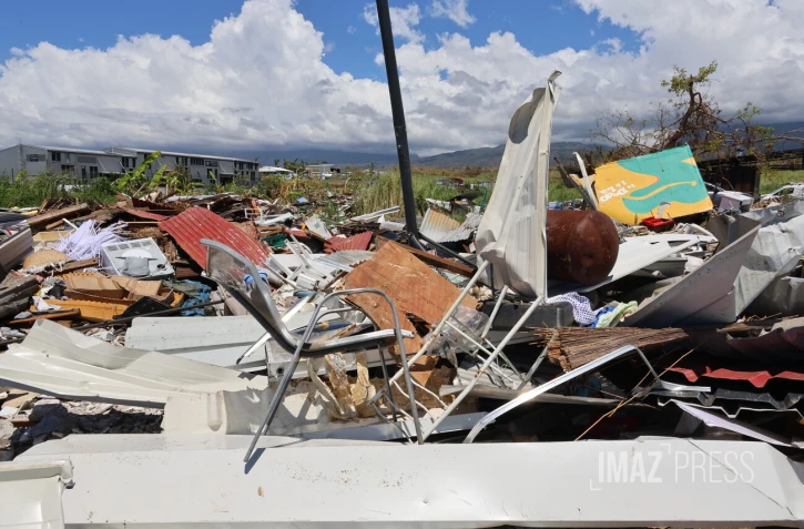 Cyclone Garance déchets 