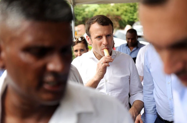 Emmanuel Macron en visite à La Réunion