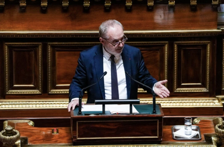 Joël Guerriau indique avoir démissionné de la vice-présidence de la commission des Affaires étrangères du Sénat. AFP/Amaury Cornu/Hans Lucas