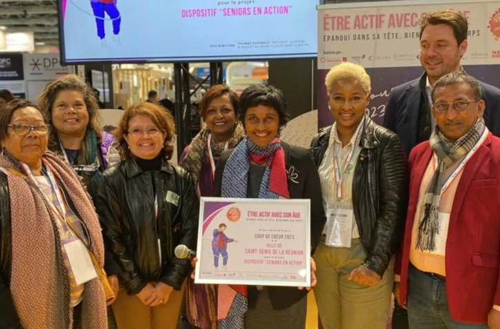 Saint-Denis remporte le prix "coup de cœur" au concours Ville Amie des Aînés