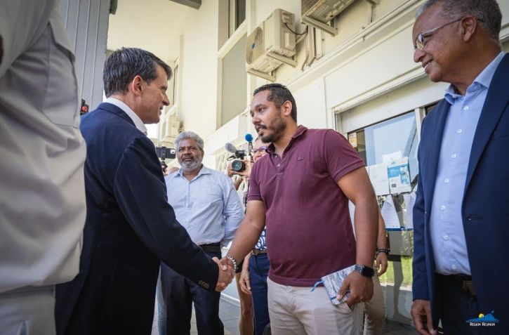 Visite Valls Région après Garance