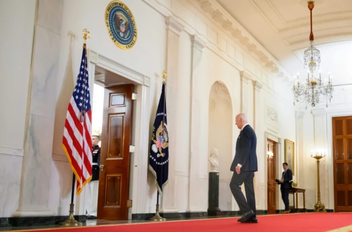 Le président américain Joe Biden le 1er juillet 2024 à la Maison Blanche