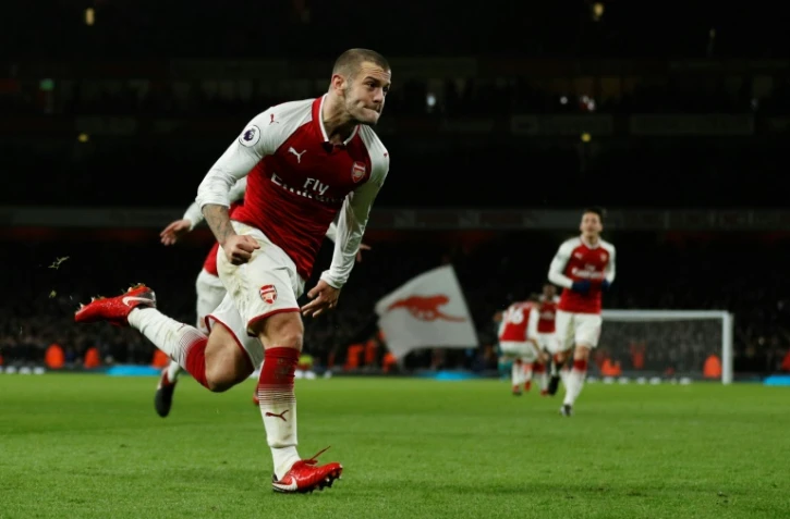 Le milieu de terrain d'Arsenal Jack Wilshere lors du match contre Chelsea en 22e journée de Premier League le 3 janvier 2017 