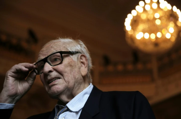 Le couturier français Pierre Cardin le 3 juin 2016 à Venise
