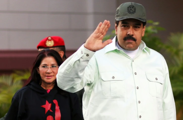 Photo fournie par l'agence de presse présidentielle montrant le président du Venezuela Nicolas Maduro à Caracas, le 7 janvier 2016 