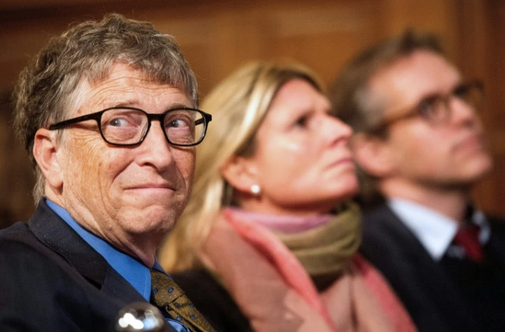 Bill Gates, co-fondateur de Microsoft et homme le plus riche au monde pour la troisième année consécutive, à Amsterdam le 26 janvier 2016