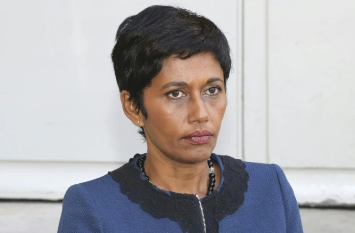 La ministre des Outre-mer, Ericka Bareigts à Matignon le 27 mars 2017