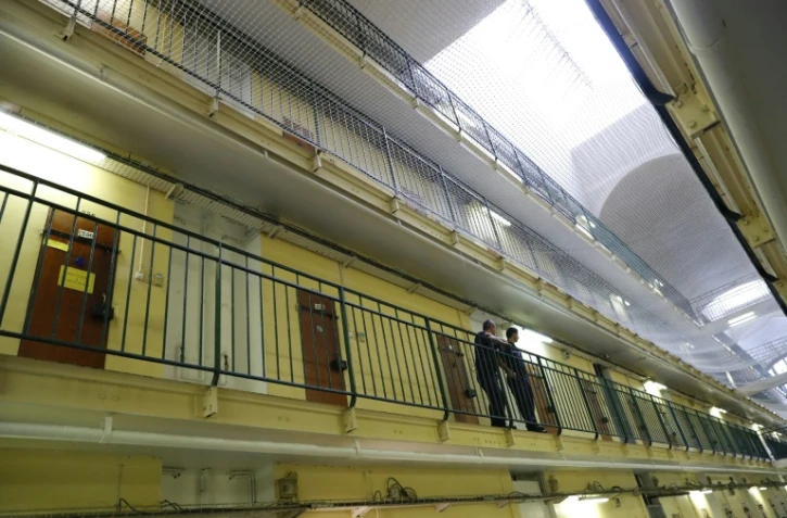 Vue intérieure de la prison le 20 septembre 2016 à Fresnes