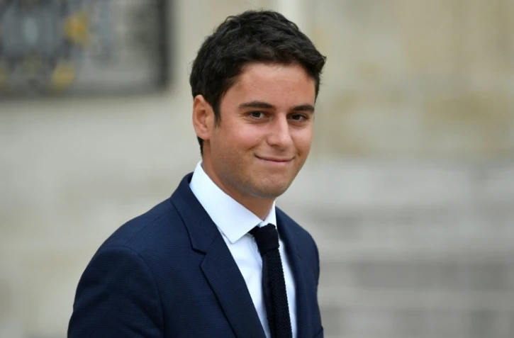 Le secrétaire d'Etat Gabriel Attal, en charge du service national universel, le 24 octobre 2018 à l'Elysée, à Paris