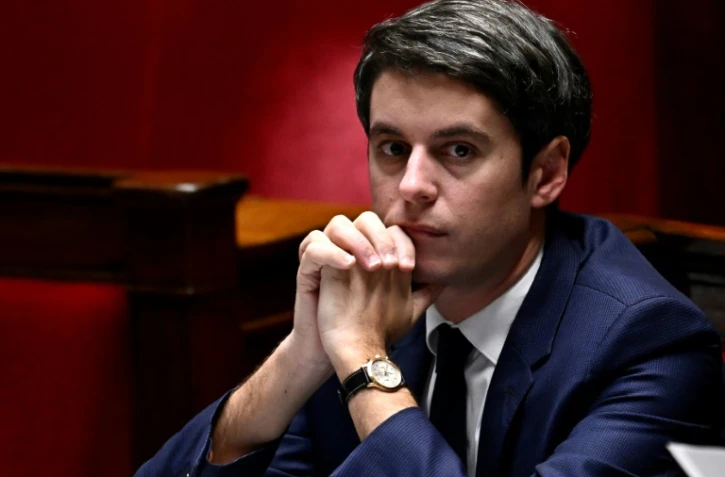 Le Premier ministre Gabriel Attal à l'Assemblée nationale, le 24 janvier 2024 à Paris