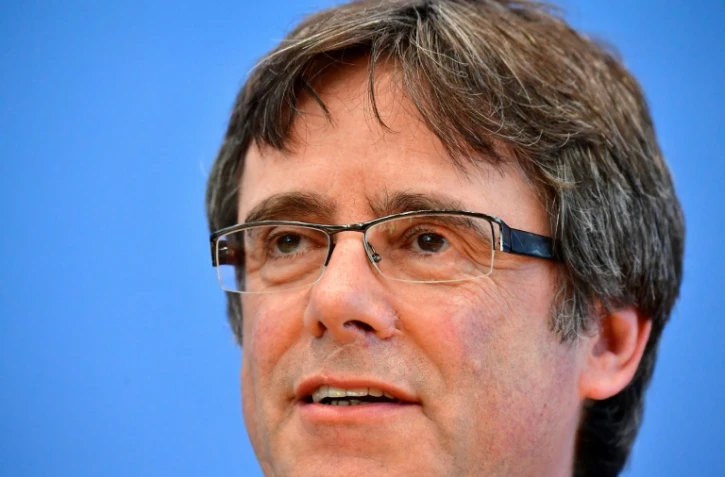 L'ancien président indépendantiste de Catalogne Carles Puigdemont à Berlin le 25 juillet 2018