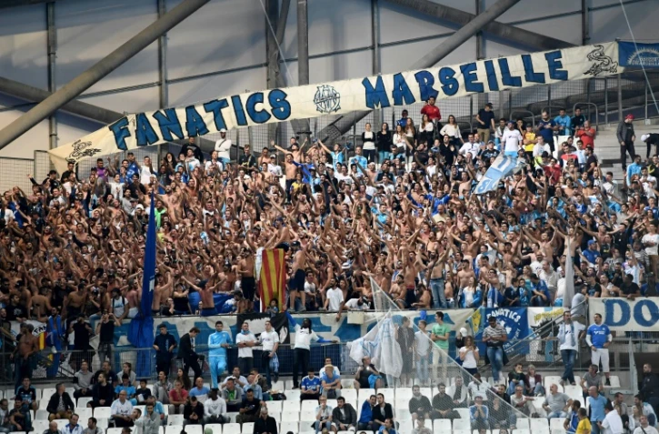 Des supporters de l'Olympique de Marseille, le 25 septembre au Vélodrome face à Nantes