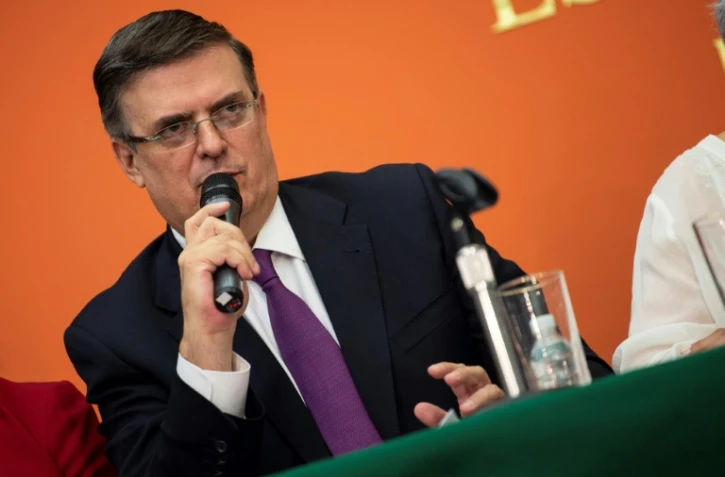 Le ministre mexicain des Affaires étrangères Marcelo Ebrard, à Washington le 3 juin 2019