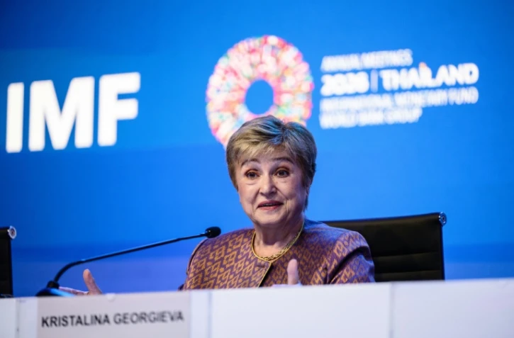 La directrice générale du Fonds monétaire international (FMI), Kristalina Georgieva, à Bangkok, le 14 octobre 2026 en Thaïlande